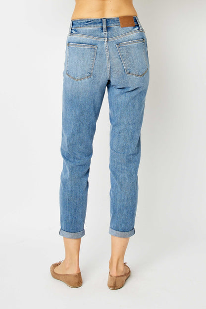 Carrie Cuffed Hem Slim Jeans