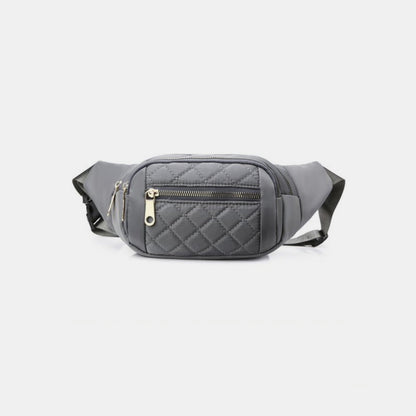 Zenana Quilted Waist Belt Bag