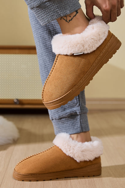 PREORDER: FLUFFY PLATFORM SLIPPERS