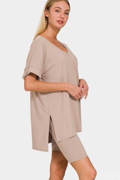 Molli's Loungwear Set in Ash Mocha