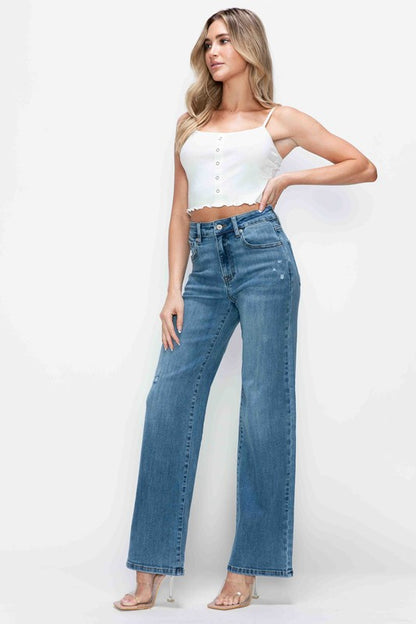 Wide Leg Wonder High Rise Jeans