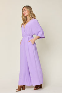 Wendy Ann's Wide Leg Jumpsuit with Pockets