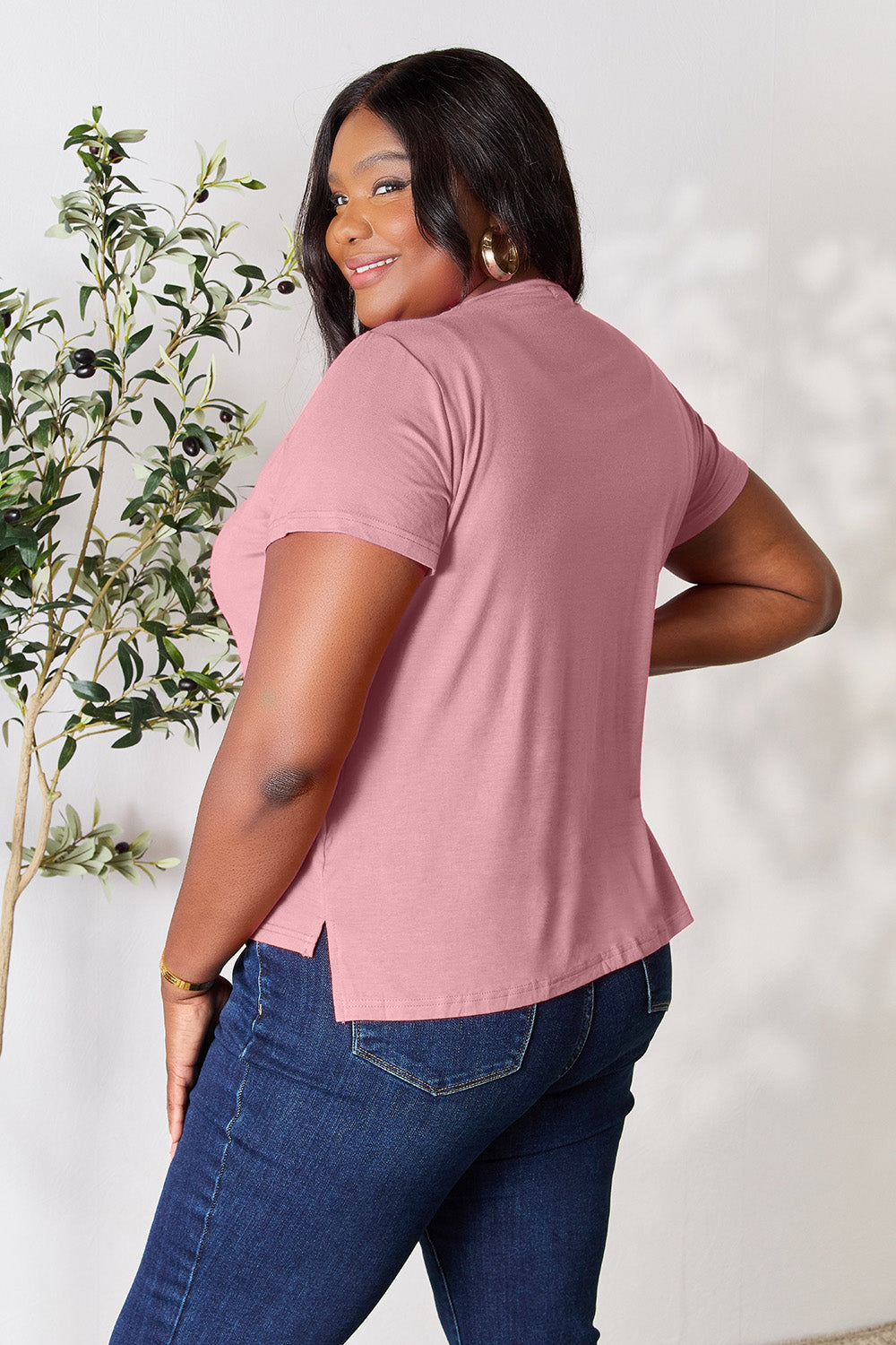 Basic Bae Full Size Round Neck Short Sleeve T-Shirt (more colors!!)