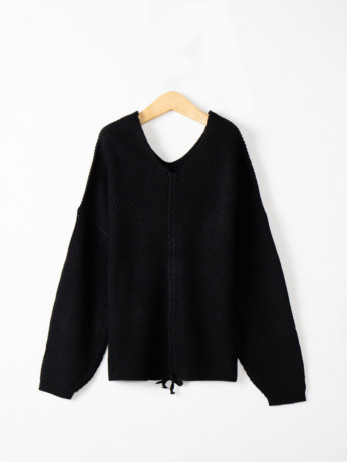 PREORDER- Laced Up Luxe Sweater