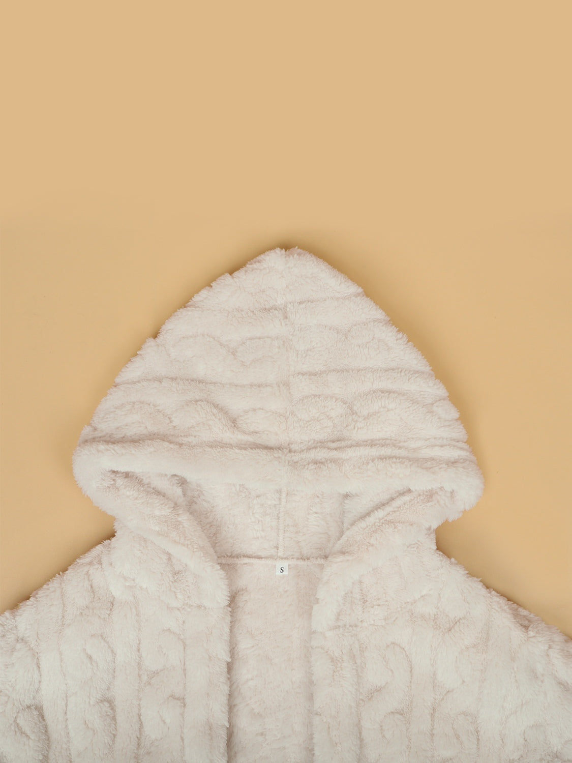 PREORDER - Cozy Confidence Hooded Plush Coat