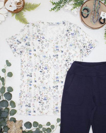 Michelle Mae Sophie Top - Olive Meadow