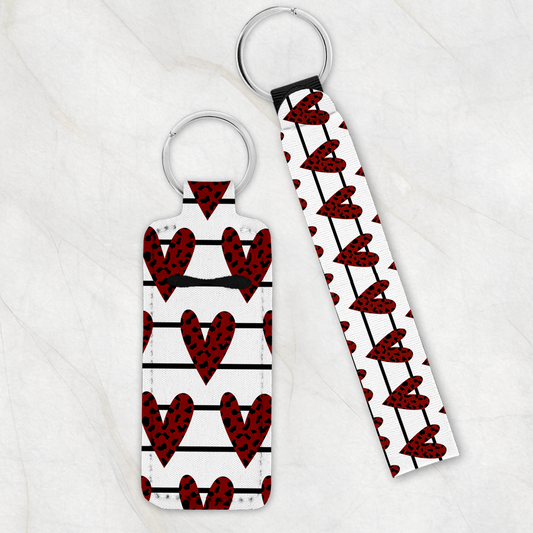 Wild Heart Lip Balm Keychain Holder