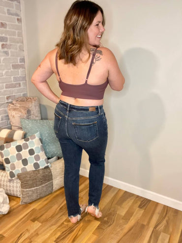 FawnFit Solid Ribbed Bralette **FINAL SALE**