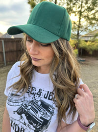 Basic Babe Ball Cap in Green