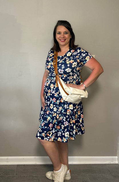 French Friday Floral Dress