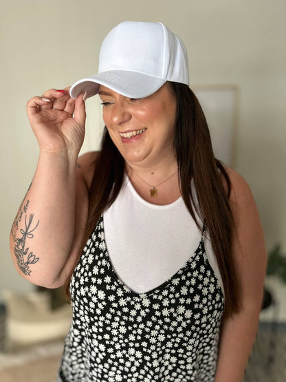 Basic Babe Ball Cap in White