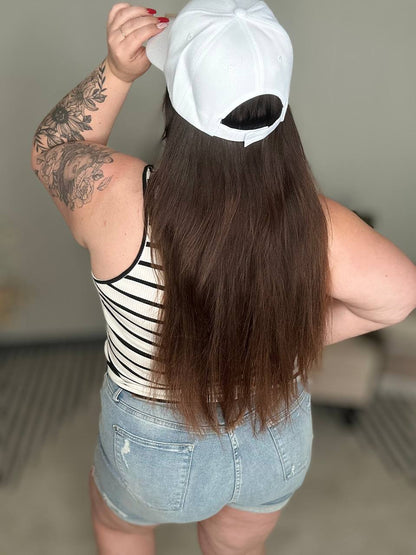 Basic Babe Ball Cap in White