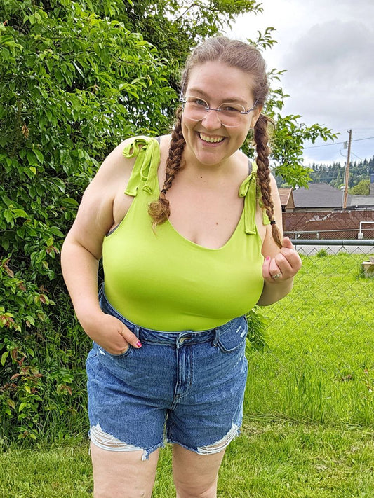 Just a Spritz Bodysuit in Lime