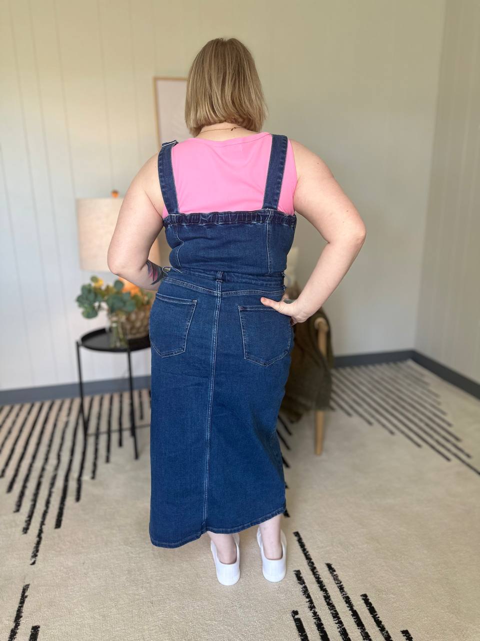 FRANKIE OVERALL DENIM DRESS