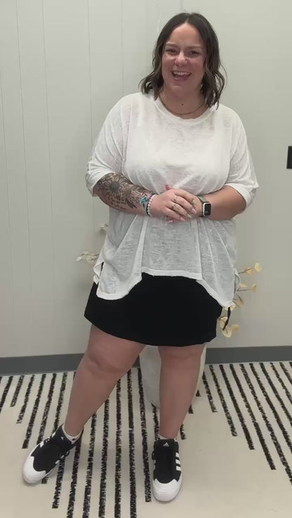 Continue On Oversized Tunic