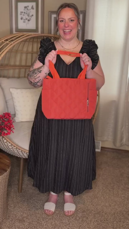 There She Goes Bag in Tomato