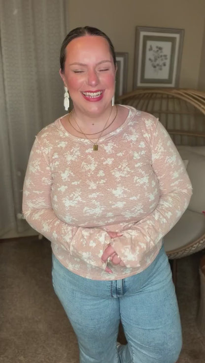 Literally Obsessed with Me Long Sleeve Top in Mauve