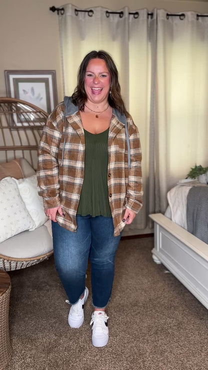 The Cozy Check Shacket