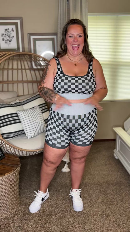 BRA & BIKER SHORT SET