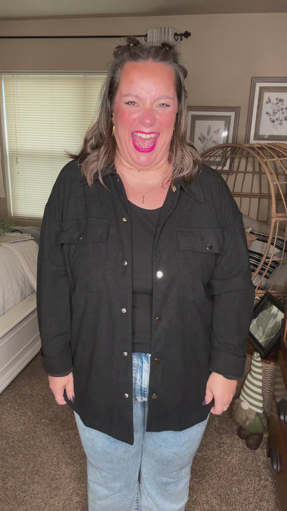 Come Rain or Shine Button Down Top