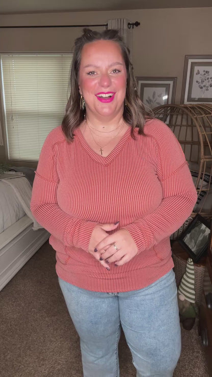 First and Foremost Rib Knit Top