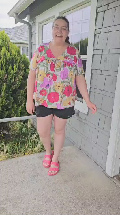 Do It Anyways Floral Top