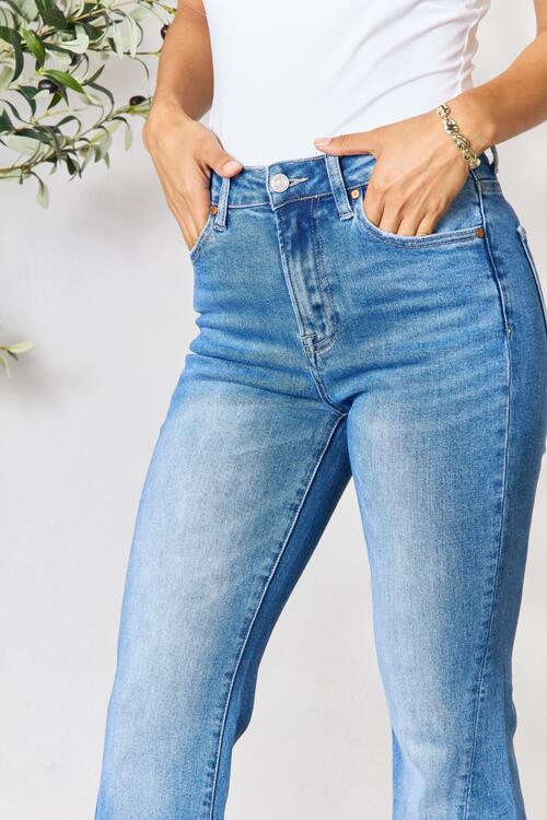Alicia Slit Flare Jeans