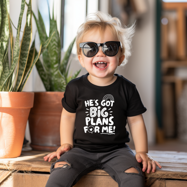 He's Got Big Plans For Me Youth & Toddler Tee