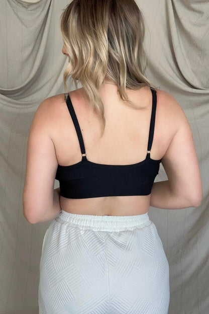 FawnFit Solid Ribbed Bralette **FINAL SALE**