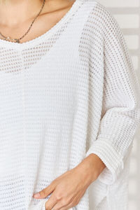 In the Morning Waffle Knit Top