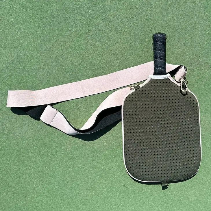 Pickleball Paddle Cover with Strap in Solid Colors