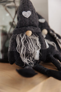 Coffee Lover Gnomes Set of 2 in Charcoal **FINAL SALE**