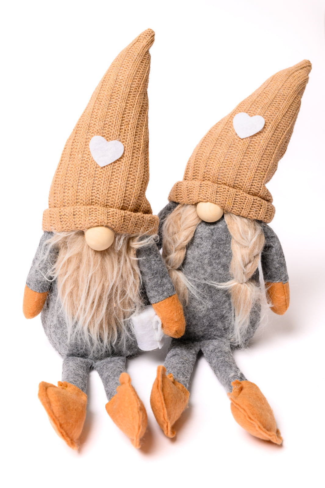 Coffee Lover Gnomes Set of 2 in Beige **FINAL SALE**