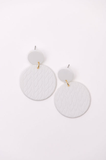 Falling Petals Earrings in Cream **FINAL SALE**