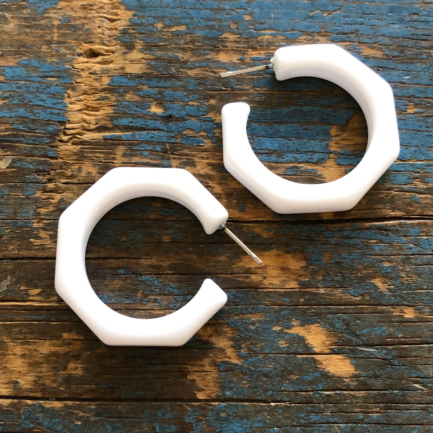 Kay Octagon Hoop Earrings