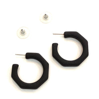 Kay Octagon Hoop Earrings