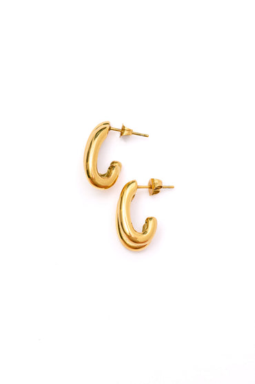 Pushing Limits Gold Plated Earrings **FINAL SALE**