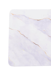 Say No More Luxury desk pad in White Marble **FINAL SALE**
