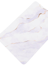 Say No More Luxury desk pad in White Marble **FINAL SALE**