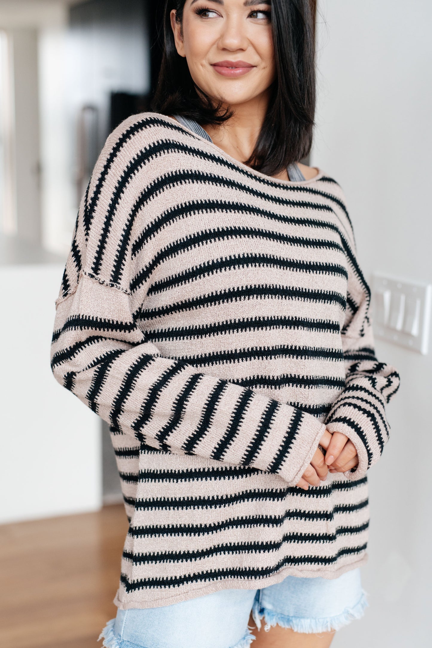 Self Assured Striped Sweater