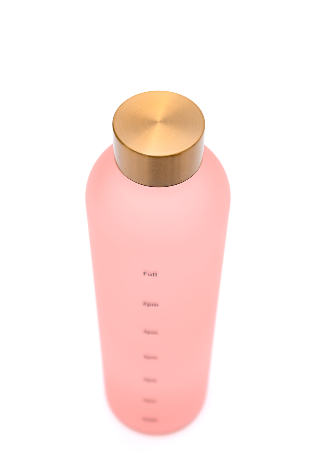 Sippin' Pretty 32 oz Translucent Water Bottle in Pink & Gold **FINAL SALE**