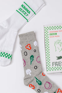 Veggie Pizza Sock Set **FINAL SALE**
