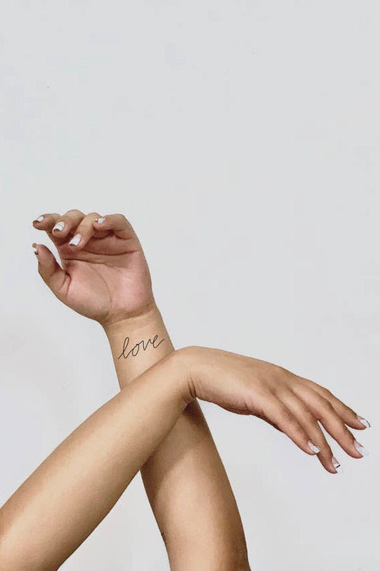 Words For A Season Temporary Tattoo LOVE **FINAL SALE**