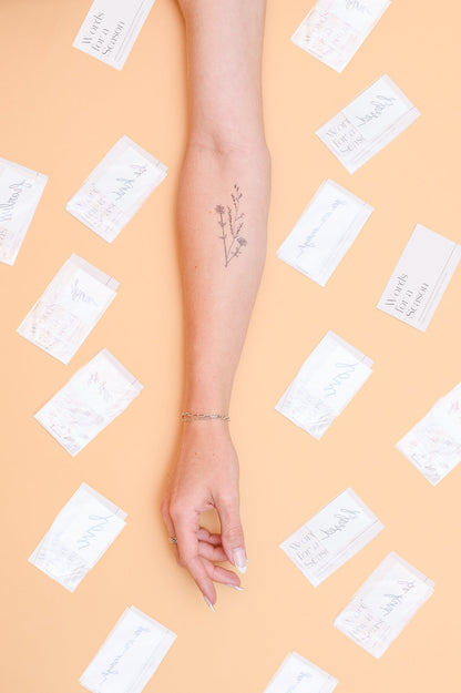 Words For A Season Temporary Tattoo BE KIND **FINAL SALE**