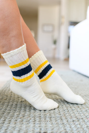 World's Best Dad Socks in Navy and Yellow **FINAL SALE**