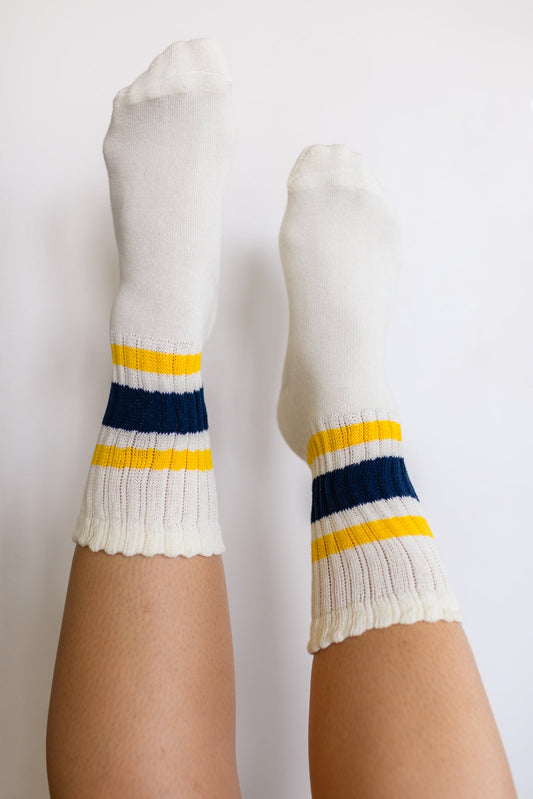 World's Best Dad Socks in Navy and Yellow **FINAL SALE**