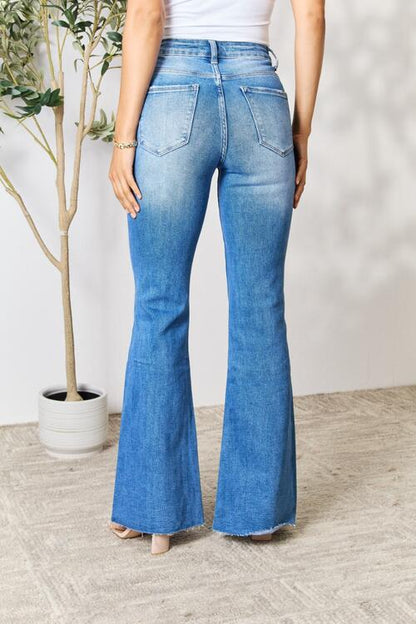 Alicia Slit Flare Jeans